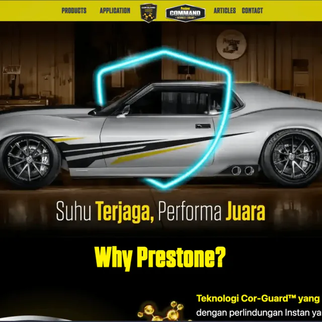 Prestone Indonesia Website